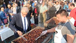 Ödemiş’ten “Kestane Kebabı” ikramı