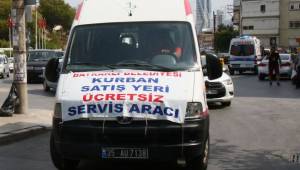 Kurban satış yerlerine ücretsiz servis