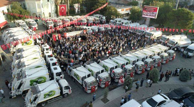 Bornova’dan ilçe belediyelerine araç desteği