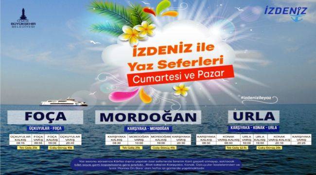 İzmir yaz seferlerini sevdi