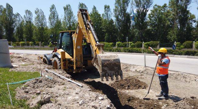 Kütahya Yolu Fuar Kavşağı'nda Alt ve Üst yapı Çalışmaları Tamamlandı