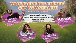 Narlıdere Belediyesi Çim Konserleri başlıyor!