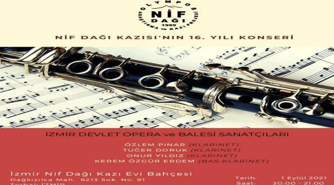  Nif Dağı Kazısı’nın 16. yılı konserle kutlanacak