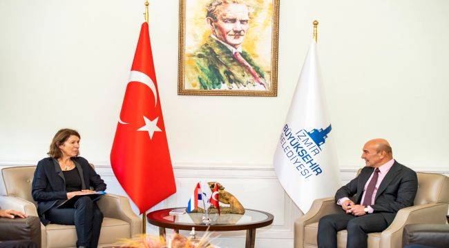 Başkan Soyer, Hollanda Büyükelçisi Kwaasteniet’i Ağırladı