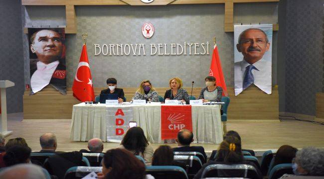 Bornova ADD ve CHP İlçe Başkanlığından Kadına Şiddet Paneli