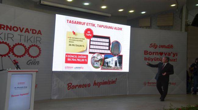 Bornova'da Tıkır Tıkır 1000 Gün