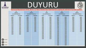 Toplu ulaşım ücretsiz olacak