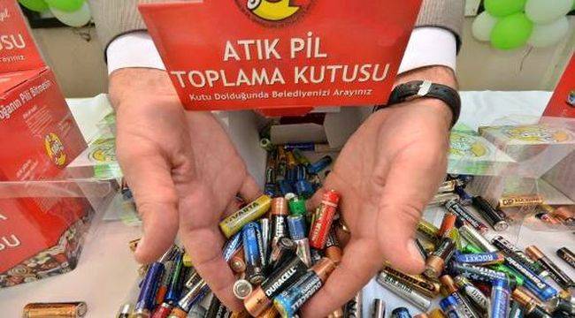 İzmir’de pil toplama kampanyası