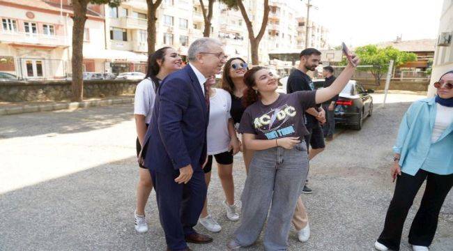 Rektör Budak, Ödemiş’te akademisyen ve öğrencilerle buluştu