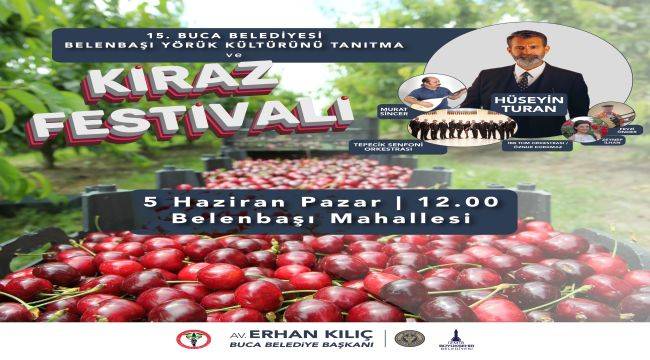 Buca'da Kiraz Festivali heyecanı