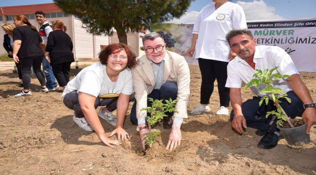 Projenin ilk adımında toprakla buluştu