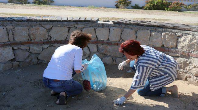 Tesisler mavi bayraklı plajlarda