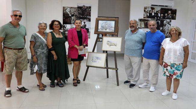 Nejat Orhan sulu boya sergisi açıldı