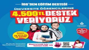 İBB'den üniversiteli gençlere 4 bin 500 TL burs desteği