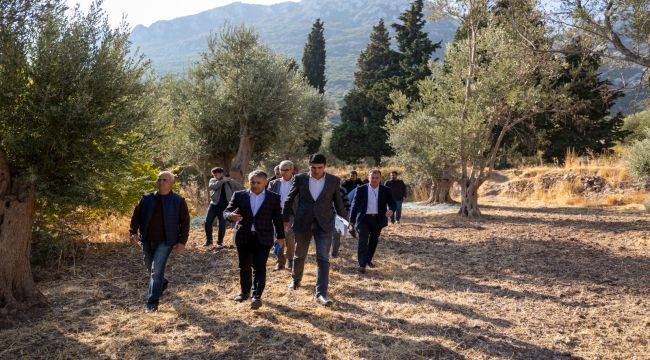 İZSU heyeti Karaburun’daki çalışmaları inceledi