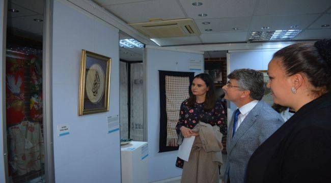 EÜ'de “Geleneksel Türk Sanatları Sergisi” açıldı