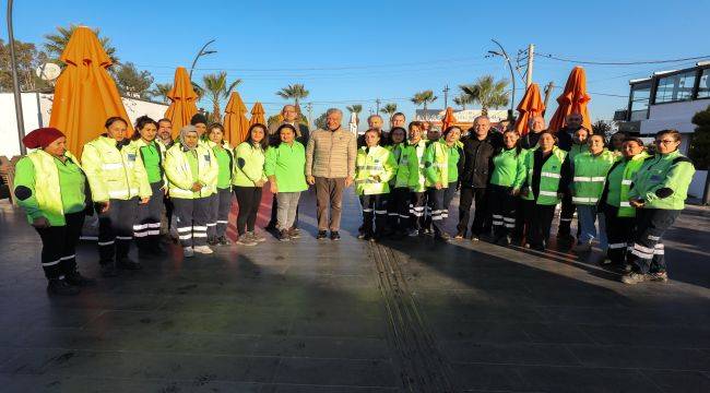 Narlıdere’nin temizliği kadınlara emanet