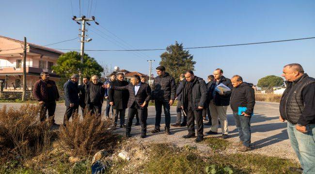 Köseoğlu, İZSU’nun Urla çalışmalarını inceledi