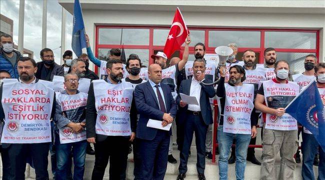 İzmir Metro çalışanları greve gitti