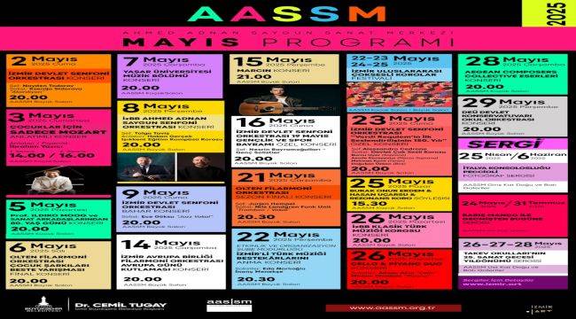AASSM, Mayıs Programı İle Yazı Karşılıyor
