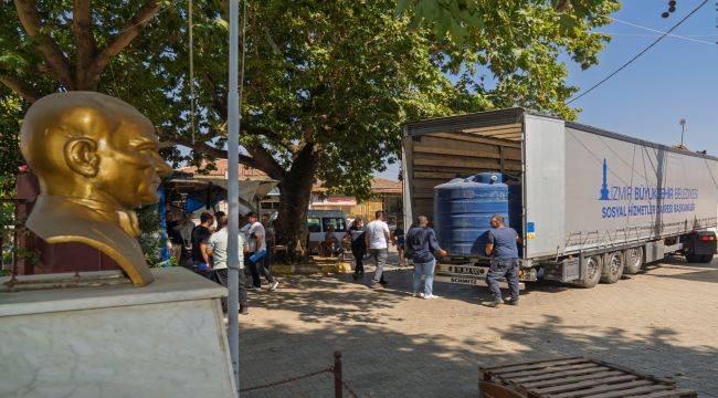 Üreticilere su deposu desteği