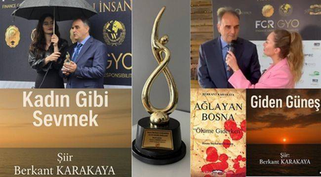 İzmir Cumhuriyet Savcısı Berkant Karakaya Altın Kalem Ödülünü Aldı