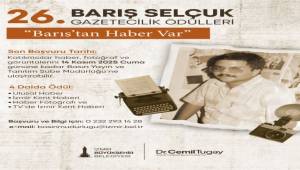 26. Barış Selçuk Gazetecilik Ödülleri’ne başvurular başladı