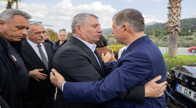 Başkan Tugay, Onur Günay'ın hayır yemeğine katıldı