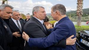 Başkan Tugay, Onur Günay'ın hayır yemeğine katıldı