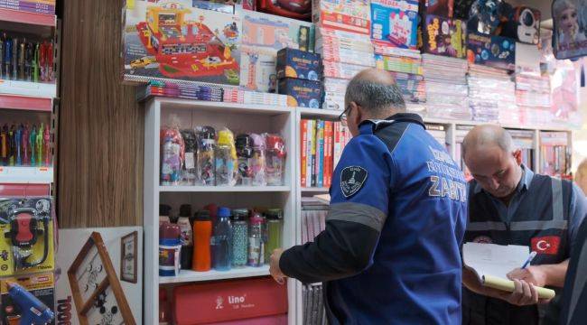 Kantin ve kırtasiyecilerde hem hijyen hem de etiket kontrolü 