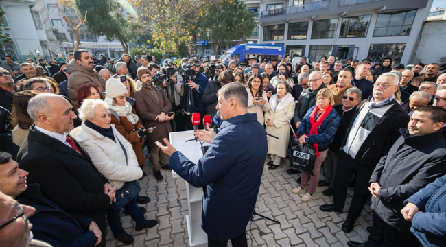 Başkan Tugay, “Dara düşen herkes bilsin ki, onlar için çalışan insanlar var”