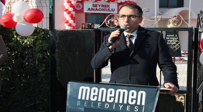 Menemen Belediyesi’nden eğitime bir açılış daha