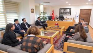 Başkan Tugay Kırgız Başkonsolos Toktobekoviç’i ağırladı