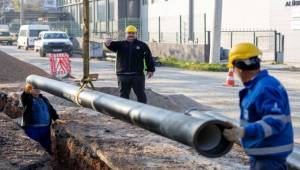 Sarnıç'ta içme suyu hatları yenileniyor