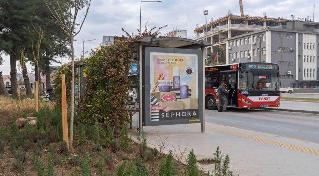 Yeşil duraklarla kente nefes