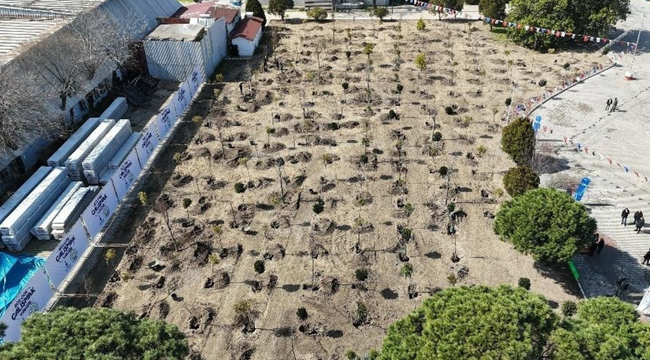 Beton söküldü, umut filizlendi