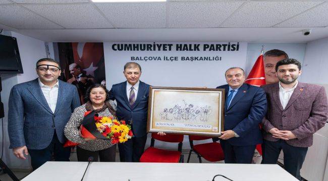 Başkan Tugay teşekkür turuna Balçova’da devam etti