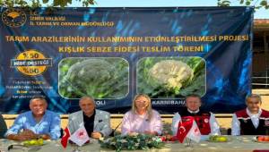 Ödemiş’te üreticiye kışlık sebze desteği