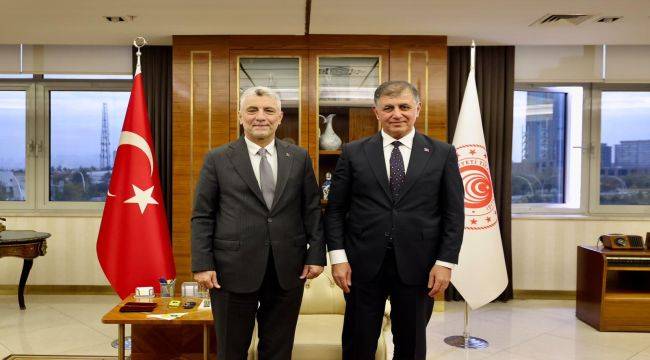 Başkan Tugay’dan Ticaret Bakanı Bolat’a ziyaret
