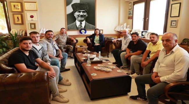 Gerenköy Avcılar Kulübü’nden Başkan Saniye Bora Fıçı’ya Ziyaret: 