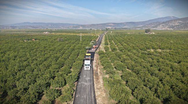Selçuk’ta 15,5 kilometrelik yol yenileniyor